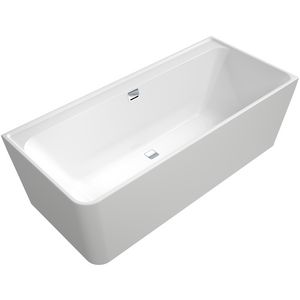 Ligbad Collaro wandm. hoek re. ClrDm chroom UBA180COR9CRBCVD01