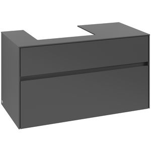 Wastafelonderkast Collaro 1000x548x500mm Graphite C014B0VR