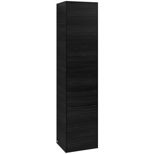 Hoge kast SUBWAY 3.0 400x1710x362mm Black Oak C59101AB greep Volcano Black