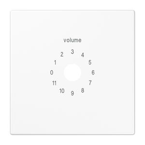 Afdekking alpin wit voor Dynacord LS990