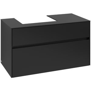 Wastafelonderkast Collaro 1000x548x500mm Volcano Black C014B0VL