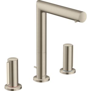 AXOR Uno 3g wastafelkraan 200 Zero incl. trekwaste brushed nickel