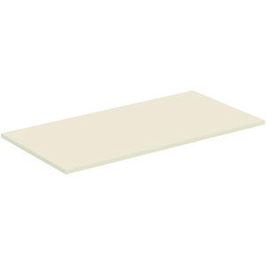 Afdekblad hout I.LIFE-B zonder uitsnijding 1002x505x18mm mat zandbeige