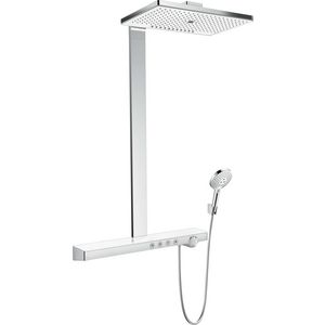 Rainmaker Select 460 3 straalsoorten Showerpipe EcoS 9l/min. wit/chroom