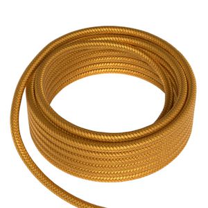 Lengte a 1,5m. Textielsnoer 2C 2x0,75mm² goud