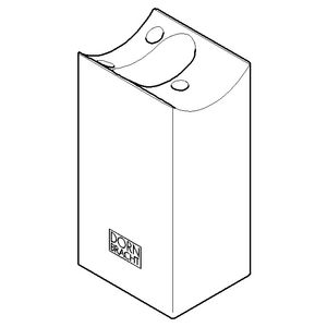 Lichaam 35,5x29x57mm chr gebors.