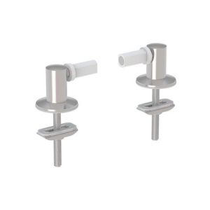 Set scharnier voor closetzitting bevestiging van boven