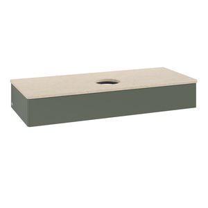 Wastafelonderkast Antao 1200x190x500mm L.Green Matt Lacquer K10013HL