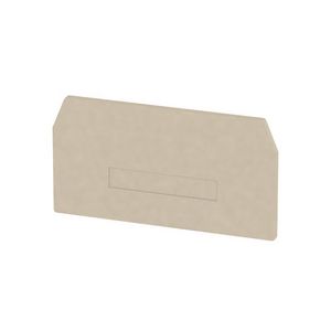 Afsluit- eindplaat (terminal) h:82.2mm b:2.7mm VVE=20