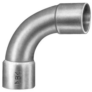 Bocht 90° roodkoper soldeer 9607D 1/4" 2x mof VVE=25