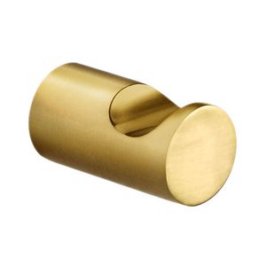 Set a 2st. handdoekhaakje rvs messing kleurig