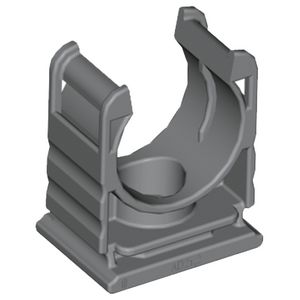 Zadel kunststof Ø10mm grijs VVE=50