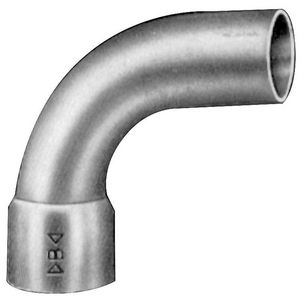 Insteekbocht 90° roodkoper soldeer 9607E 1/4" mof x spie VVE=50