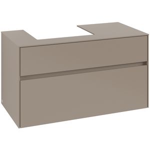 Wastafelonderkast Collaro 1000x548x500mm Taupe C01400VM