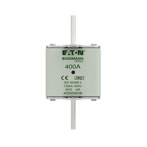 Zekering laagsp. 400A AC 500V NH3 aM dubbele melder VVE=3