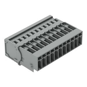 1-draads male steker CAGE CLAMP 4mm² grijs VVE=25