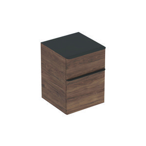 Smyle zijkast 45cm 2 laden noten hickory