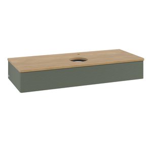Wastafelonderkast Antao 1200x190x500mm L.Green Matt Lacquer K10151HL