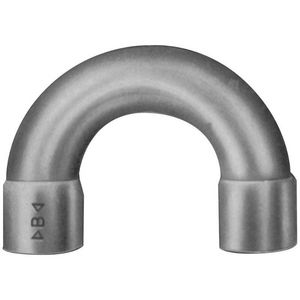 Insteekbocht 180° roodkoper 9638 3/8" 2x spie VVE=25