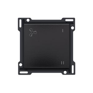 Afwerkingsset mechanisch gecontr. ventilatiebed. pianoblack