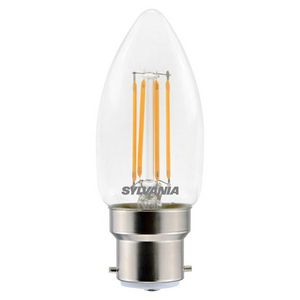 LED-lamp Toledo retro candle CL dim 470lm 827 B22 VVE=6