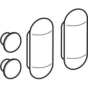 1 set buffers voor kinder WC-zitting 598045000