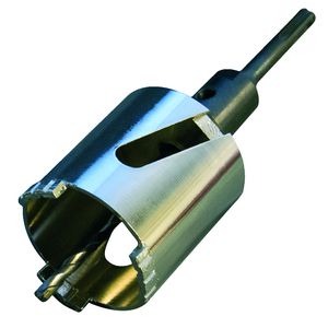 Dozenboor diamant lasergelast 68mm incl. opnameschacht M 16 en centreerboor zeskantopname