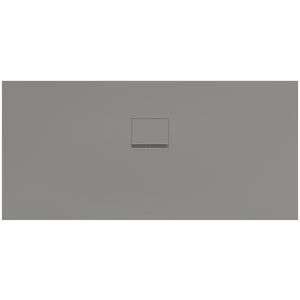 Douchebak Squaro Inf. lange zijde 1600x750mm Quaryl grijs