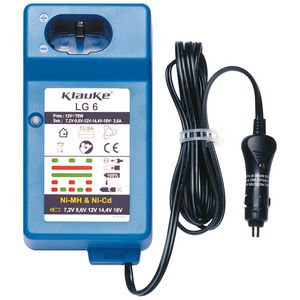 Acculader auto (9,6V en 12V) LG6