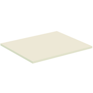 Afdekblad hout I.LIFE-B zonder uitsnijding 602x505x18mm mat zandbeige