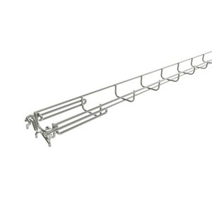 Lengte a 3m. Draadgoot Fasclic + 30/50 RVS316L