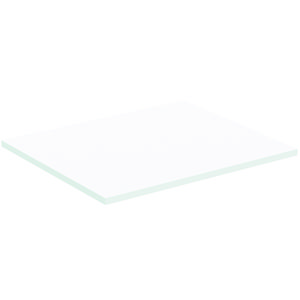 Afdekblad hout I.LIFE-B zonder uitsnijding 602x505x18mm mat wit