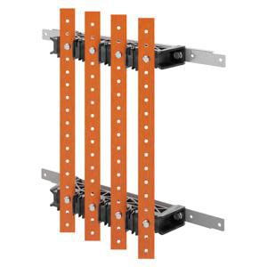 TWEE STUKS BUSBARHOUDERS-VOOR VLAKKE BUSBARS 30x10-630 A