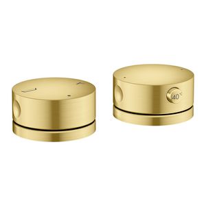 One 2-gats badrandmengkraan + thermostaat AXOR Brushed Brass