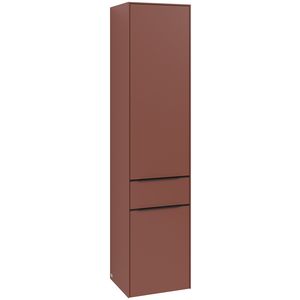 Hoge kast SUBWAY 3.0 400x1710x362mm Wine Red C59001AH greep Volcano Black