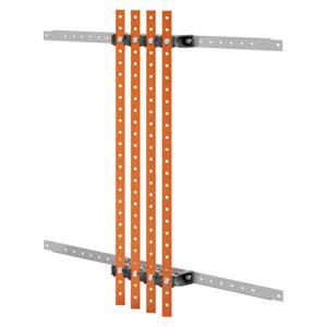 TWEE STUKS BUSBARHOUDERS-VOOR VLAKKE BUSBARS 30x10-630 A