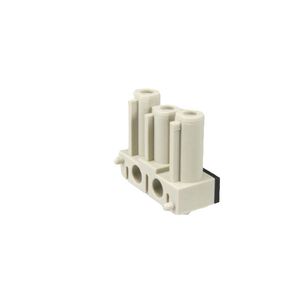 Steker 3-polig female grijs VVE=500