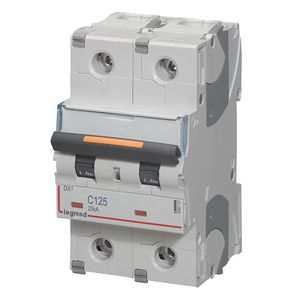 Installatieautomaat 2-polig C-karakteristiek 125A 25kA DX³ DIN