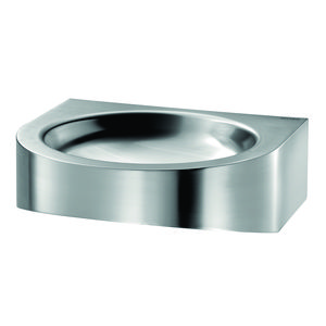 Wastafel vert. uitgang zonder kraangat XS RVS 304 mat