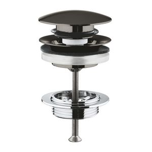 Afvoergarnituur push up hard graphite geborsteld (mat donker grijs)