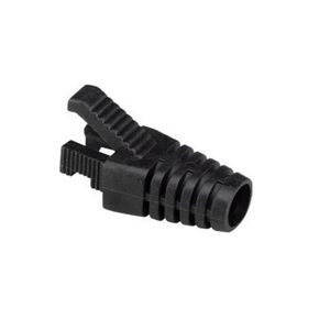 Tule RJ-45 zwart 6.0mm