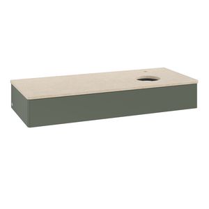 Wastafelonderkast Antao 1200x190x500mm L.Green Matt Lacquer K12053HL