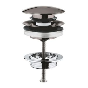 Afvoergarnituur push up hard graphite (donker grijs)
