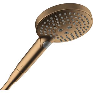 Raindance Select S120 handdouche 3 straalsoorten PowderRain Brushed Bronze
