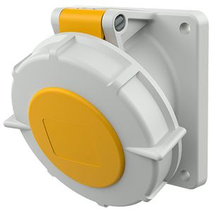 Inbouwwandcontactdoos 32A 3-polig  4H 110V IP67 schuin