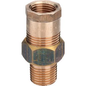 Schroefkoppeling 3-delig brons 1" 3341 VVE=5