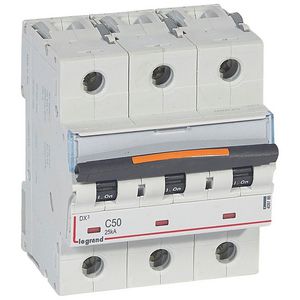 Installatieautomaat 3-polig C-karakteristiek 50A 25kA DX³ DIN