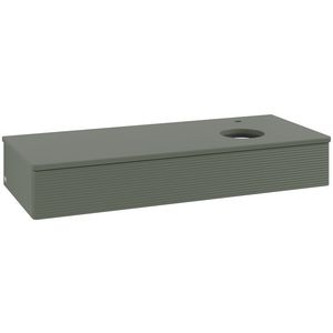 Wastafelonderkast Antao 1200x190x500mm L.Green Matt Lacquer K12150HL