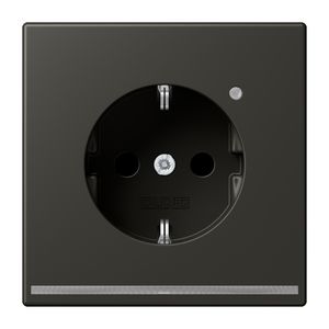 Wandcontactdoos R/A met LED l.sensor S+ LC4320R