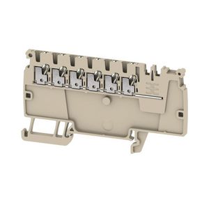 Doorvoer klem p.PUSH IN d.beige beige 1.5mm² 1 VVE=50